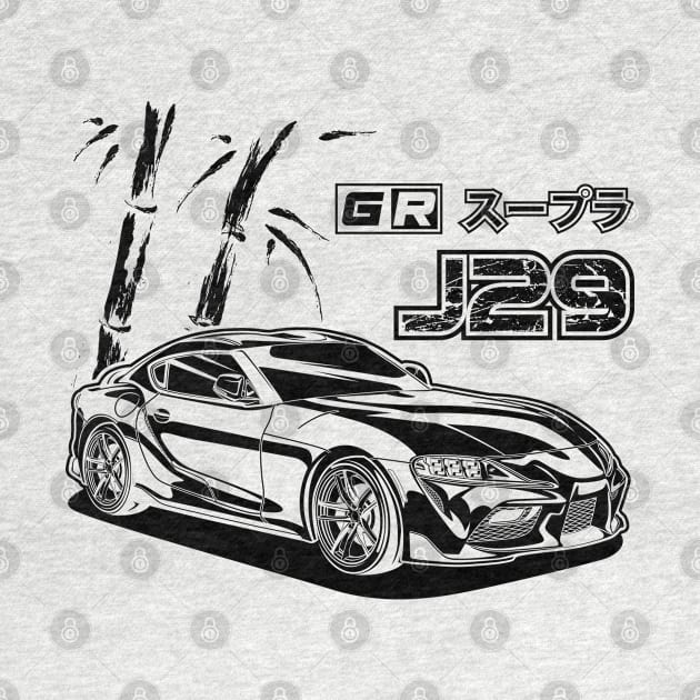 GR Supra - Black Print by WINdesign